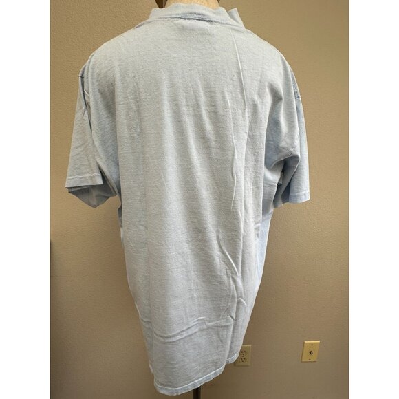 VTG Ken Done Art 80s Graphic Palm Tree SUN Flower NEON T-shirt PUFF PAINT - Picture 4 of 13